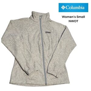 NWOT Columbia Women’s Full Zip Fleece Jacket Gray Small